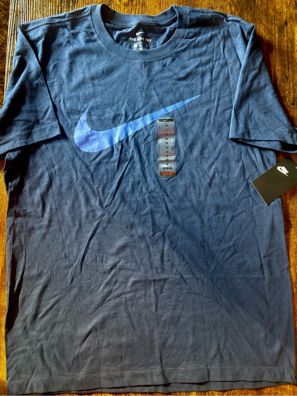 Nike Men’s Medium Navy/Blue Swoosh T-Shirt